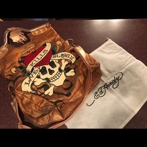 Ed hardy hand bag
